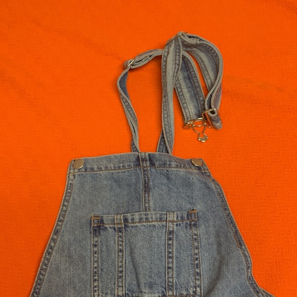 Ripe denim Maternity shortalls- M. Adjustable, gently used. - Picture 3 of 5